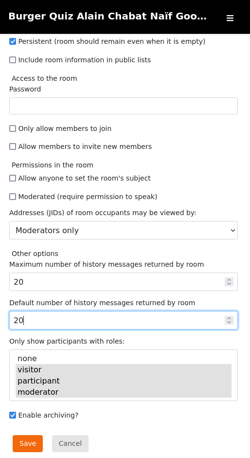 /matty/peertube-plugin-livechat/raw/commit/90220387efadfa263b862e7143b13111da6f01c7/support/documentation/content/en/images/configure.png